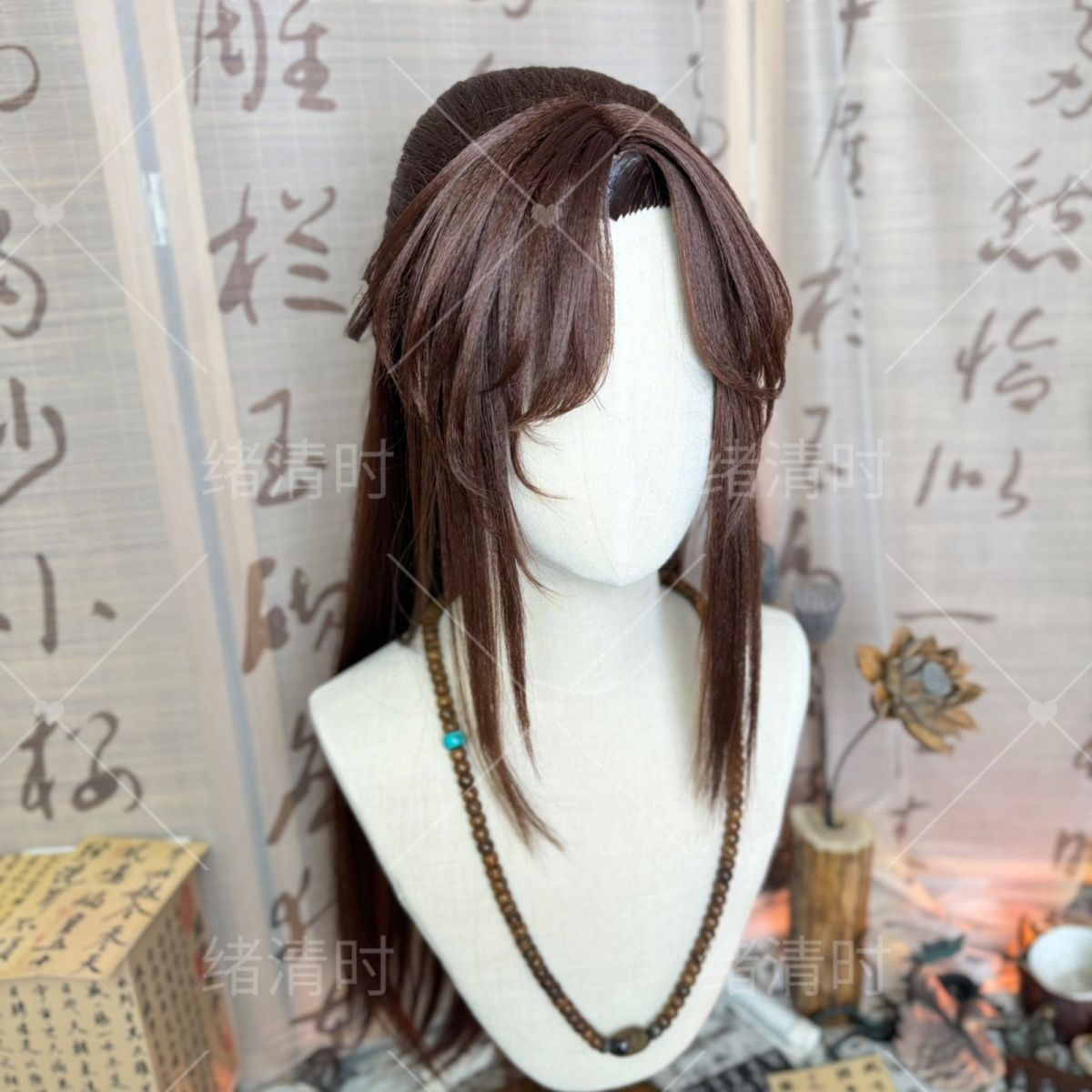 Guangling Wang Styled Wig Ashe - огляд і ціна Synthetic Wigs