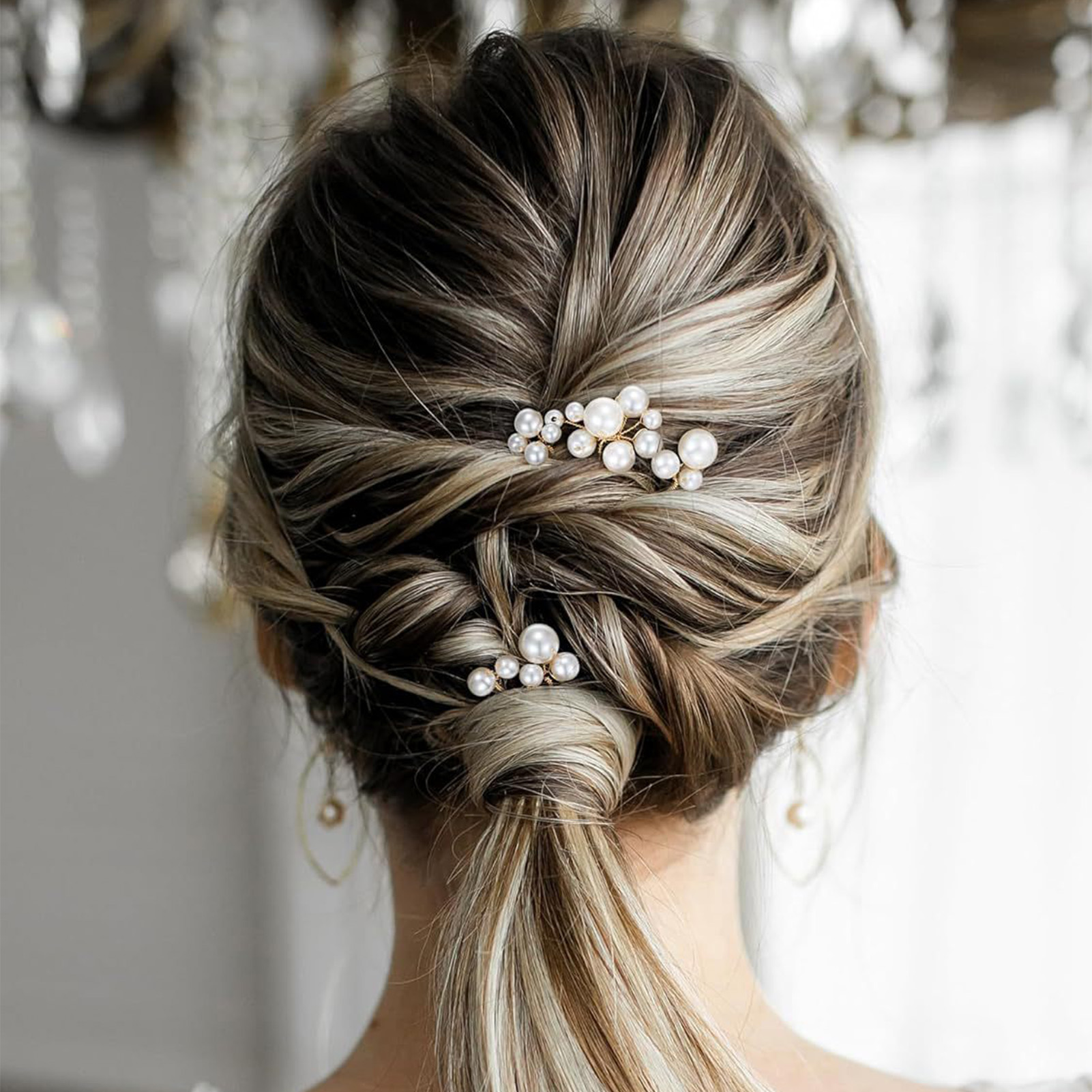 3pcs Bride Hairpin Trendy Hair - огляд і ціна Hair Bundles