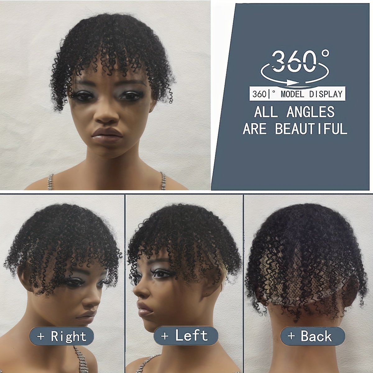 Hair Clip with Bangs-Topper Ha - огляд і ціна Seamless Clip In Hair Extensions Human Hair