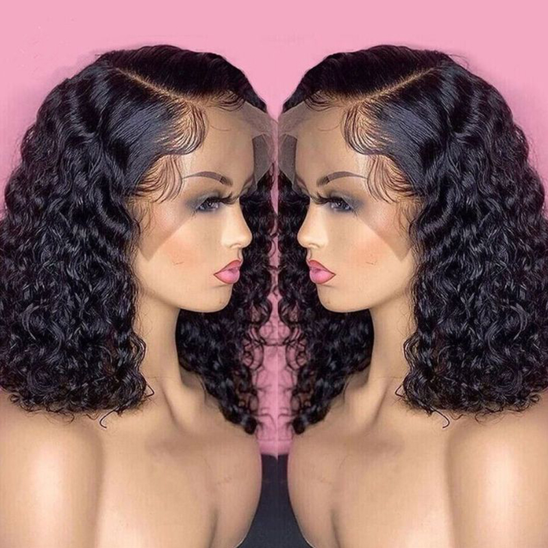 Deep Wave Wigs Human Hair 180  - огляд і ціна Glueless Wear And Go Human Hair Wig